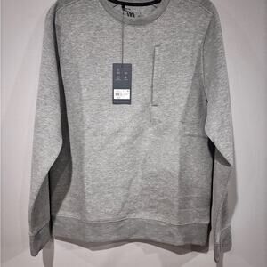 VRST Stylish Gray Crewneck Sweater Mens Small